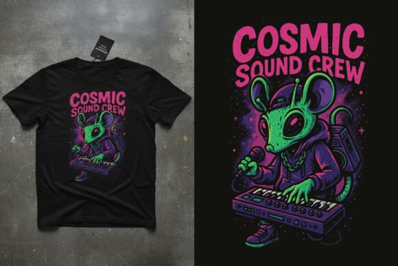 Cosmic Sound Crew Alien DJ Graphic Review