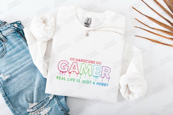 Hardcore Gamer Graphics for T-Shirt Designs