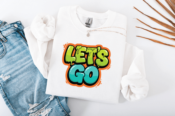 Lime Slime Graffiti Drip: Graphics for T-Shirt Designs