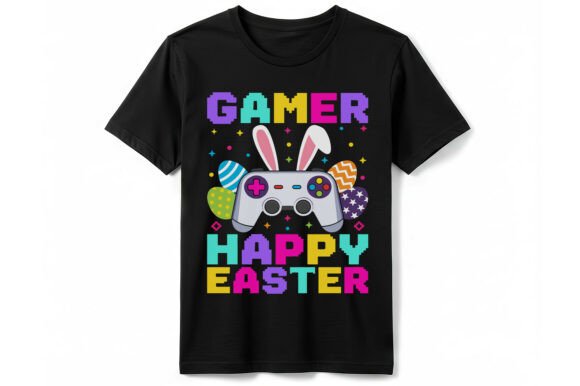 Review: Gamer Happy Easter T-Shirt Embroidery Design